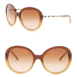 BURBERRY - Round Sunglasses New With Tags and Case